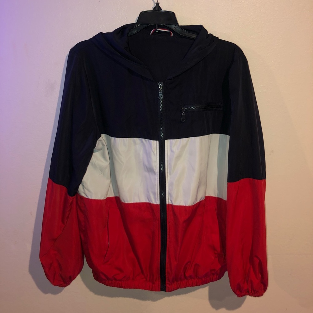 Brandy Melville striped windbreaker